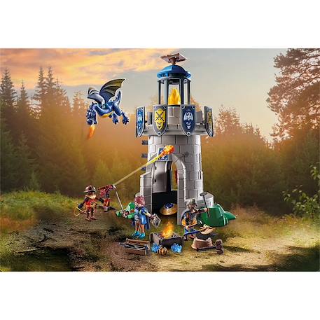 Tourelle des chevaliers de novelmore avec dragon 71483 Multicolore 1 - vertbaudet enfant 