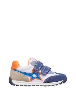 Chaussures-Sneakers en cuir et tissu crumi vl.