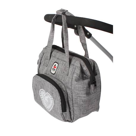 Sac à langer pour poupées Gris 1 - vertbaudet enfant 