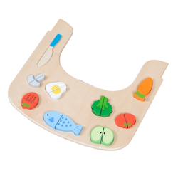 Puériculture-Plateau chaise haute + fruits et légumes sit up flex
