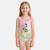 Maillot de bain fille 1 pièce rose motif sirène personnage minnie Rose 1 - vertbaudet enfant 