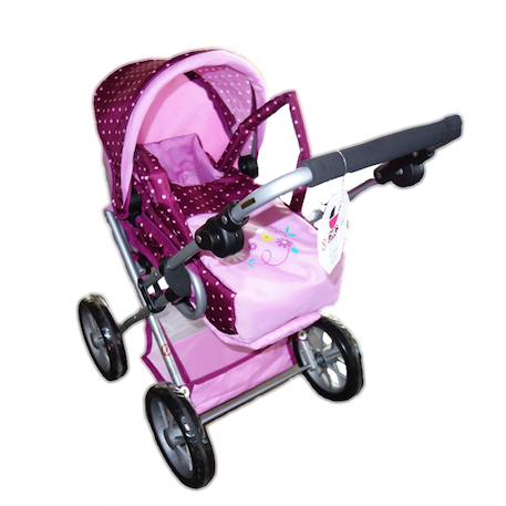Poussette combinée leni Bleu+Gris+Gris et rose+Multicolore+Rose+Rose fuschia+Rose -violet+Violet 30 - vertbaudet enfant 