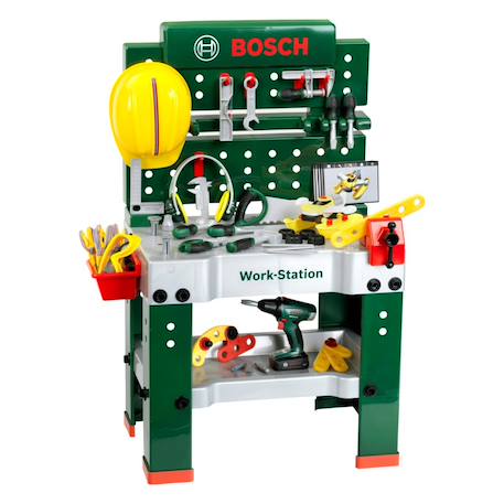 Etabli Bosch -  Station de travail avec accessoires Vert 2 - vertbaudet enfant 