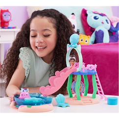 Jouet-Poupons et poupées-Poupées mannequins et accessoires-Gabby's - pool set de jeu (cat adventures)