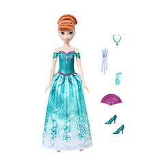 Jouet-Poupons et poupées-Disney - poupée surprise anna spin & reveal la reine des neiges