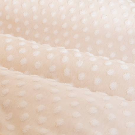 Housse de matelas à langer extensible en coton bio frosty almond Beige amande 2 - vertbaudet enfant 