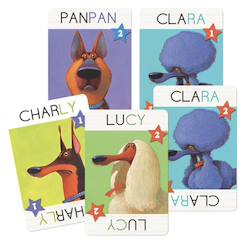 Jouet-Jeux de société-Top dogs jeu de mots et de rapidité