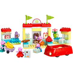 Jouet-Jeux d'imagination-Lego duplo - le supermarché de peppa pig - 10434