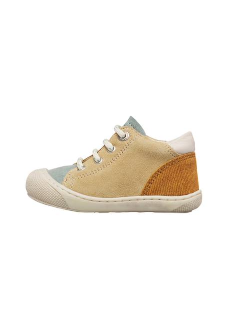 Chaussures premiers pas en suède romy Sage-sable 3 - vertbaudet enfant 