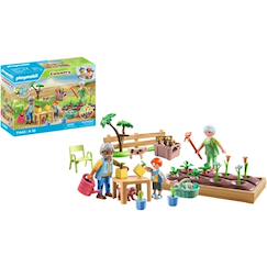 Jouet-Jeux d'imagination-Figurines, mini mondes, héros et animaux-Grands-parents et potager - country 71443
