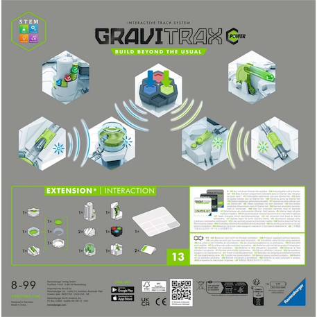 Gravitrax power système de piste interactive Blanc et vert 1 - vertbaudet enfant 
