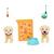 Barbie set de jeu d'adoption de chiots avec poupée brunette Multicolore 1 - vertbaudet enfant 