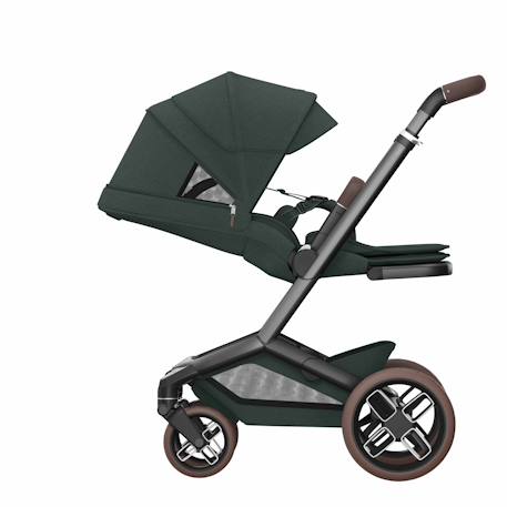 Poussette ultra confortable fame Twillic black+Twillic graphite+Twillic green 15 - vertbaudet enfant 