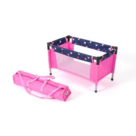 Lit de voyage pour poupées papillon Multicolore 2 - vertbaudet enfant 