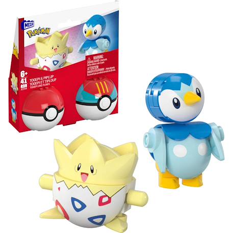 Mega coffret pokémon togepi et tiplouf Multicolore 2 - vertbaudet enfant 