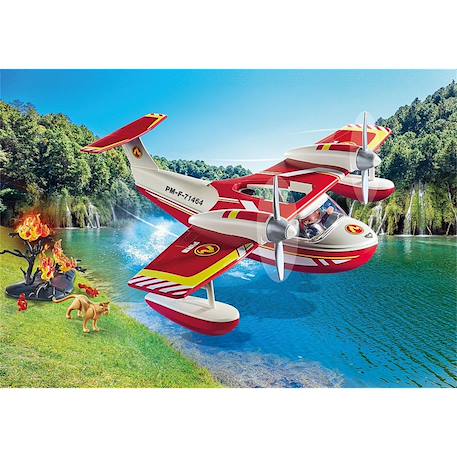 Hydravion avec pompier 71463 Multicolore 1 - vertbaudet enfant 