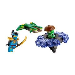 Jouet-Jeux d'imagination-Ninjago nya contre la toupie du monstre mutant 71849