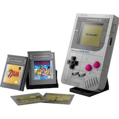 Jouet-Jeux d'imagination-Jeux de construction-Game Boy™ – Réplique à construire de la console Nintendo originale 72046