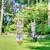 Parcours d'obstacles ninja enfant - 30 accessoires, 10 m de slackline - sac de transport Rouge 1 - vertbaudet enfant 