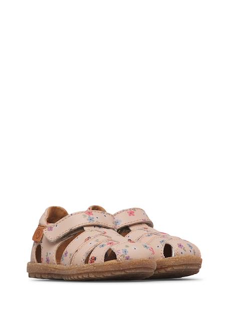 Sandales semi see Blanc crème-+Rose poudré- 7 - vertbaudet enfant 