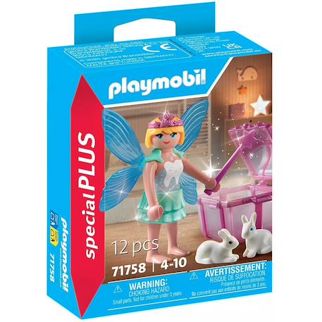 Special plus fée avec coffre à dents de lait et deux lapins 71758 Multicolore 2 - vertbaudet enfant 