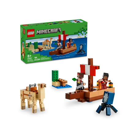 Le voyage du bateau pirate 21259 Lego Minecraft Multicolore 2 - vertbaudet enfant 