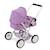Poussette landeau pour poupée smarty Beige+Bleu+Gris et bleu+Gris et rose+Rose+Rose et bleu+Rose fuschia+Violet 22 - vertbaudet enfant 