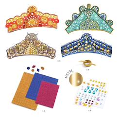 Jouet-Diadèmes mosaïques à décorer