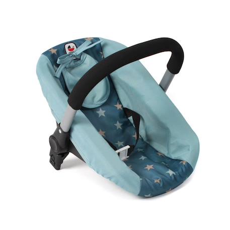 Siège auto pour poupée avec adaptateur - étoile turquoise Bleu 2 - vertbaudet enfant 