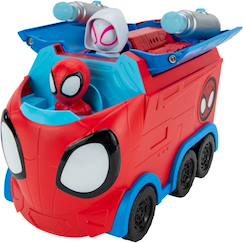 Jouet-Jeux d'imagination-Véhicules, garages, circuits et trains-Marvel's spidey et ses incroyables amis - spinning laster ghost camion tournant
