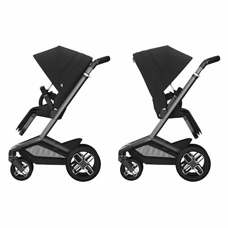 Poussette ultra confortable fame Twillic black+Twillic graphite+Twillic green 2 - vertbaudet enfant 