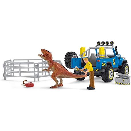 Dinosaurs - voiture tout-terrain avec avant-poste dino Multicolore 1 - vertbaudet enfant 