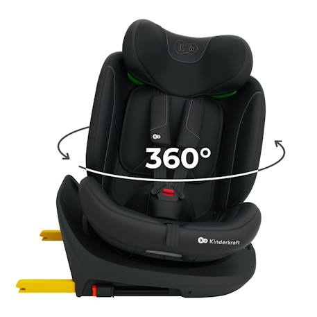 Siège auto I-GROW 2 PLUS, i-size 4-en-1   40-150 cm pivotant 360°, isofix, top tether, dos et face route, protection latérale, inclinable, ventilation, évolutif 0-12 ans Bleu+Gris+Noir+Vert 15 - vertbaudet enfant 