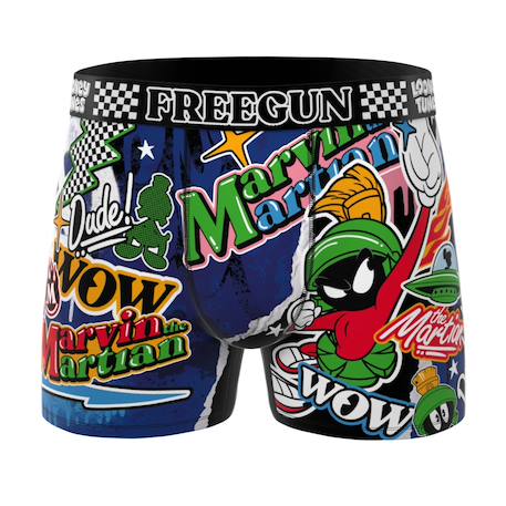Lot de 4 boxers  looney tunes Noir/vert/marron/gris/orange 5 - vertbaudet enfant 