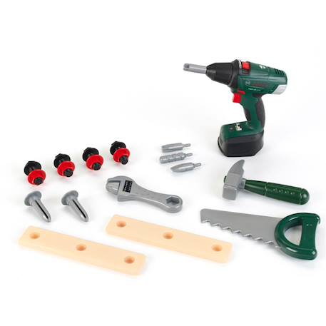 Bosch - mini boîte à outils  avec visseuse Multicolore 1 - vertbaudet enfant 