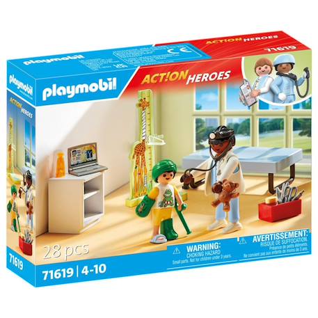 Action heroes pédiatre avec enfant 71619 Multicolore 2 - vertbaudet enfant 