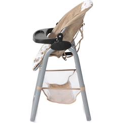 Jouet-Poupons et poupées-Chaise haute pour poupées beige avec oursons