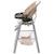 Chaise haute pour poupées beige avec oursons Beige 1 - vertbaudet enfant 