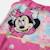 Maillot de bain fille 1 pièce asymétrique rose à pois motif personnage minnie Rose 5 - vertbaudet enfant 