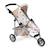Petite poussette de jogging lola pour poupées beige avec oursons Beige 2 - vertbaudet enfant 