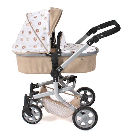 Poussette combinée 2 en 1 mika Beige+Bleu+Rose+Rose et bleu+Rose fuschia 1 - vertbaudet enfant 