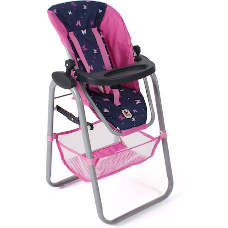 Chaise haute pour poupées papillon Multicolore 2 - vertbaudet enfant 
