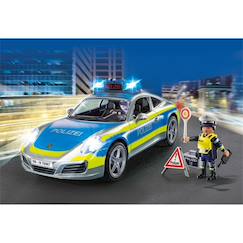 Jouet-Jeux d'imagination-Figurines, mini mondes, héros et animaux-City action - porsche 911 carrera 4s police 70067