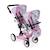 Poussette double pour poupées linus duo flowers Rose 2 - vertbaudet enfant 