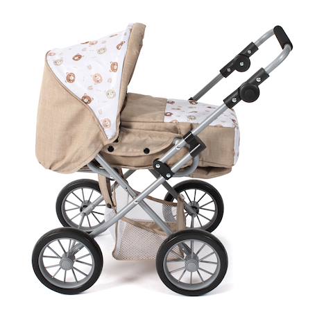 Poussette combinée leni beige avec oursons Beige 1 - vertbaudet enfant 