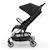 Poussette cabine ultralégère NEBO pliage une main format avion iata dossier inclinable Gris+Noir 8 - vertbaudet enfant 
