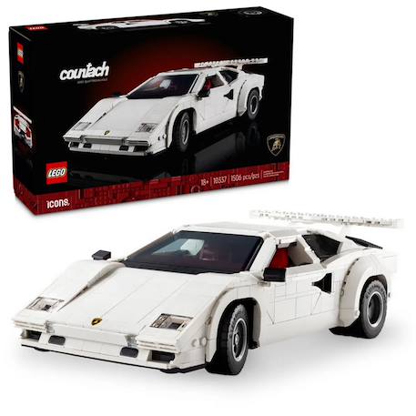 Lamborghini countach 5000 quattrovalvole 10337 Blanc 2 - vertbaudet enfant 