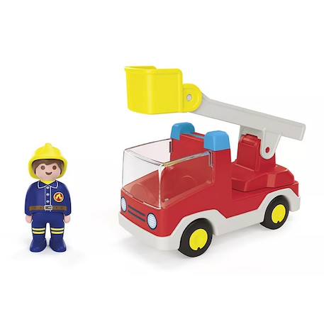 Junior camion de pompier avec échelle pivotante 71683 Multicolore 1 - vertbaudet enfant 
