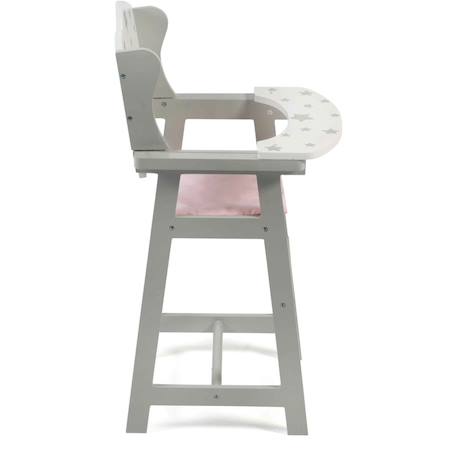 Stars - chaise haute de poupée Gris 1 - vertbaudet enfant 