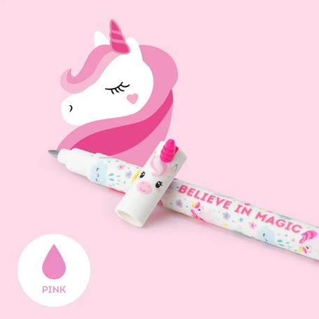 Fille-Accessoires-Fourniture scolaire-Stylo à encre gel effaçable - licorne
